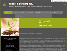 Tablet Screenshot of michaelrsternbergmd.com
